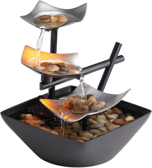 Homedics Tabletop Water Fountain, Home Décor